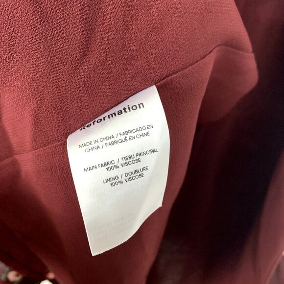 NWT Reformation Lore Rosaline Strapless Midi Dress Size 8 - Picture 7 of 7